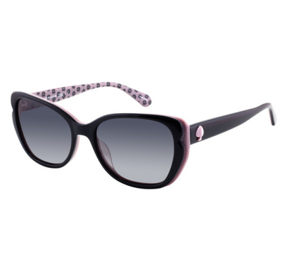 ［ kate spade new york ］レディース サングラス AUGUSTA/G/S 3H2 WJ 54サイズ ブラックピンク