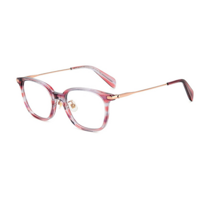 ［ kate spade new york ］レディース 伊達メガネ JUNIPER/F 50サイズ ピンク ホーン