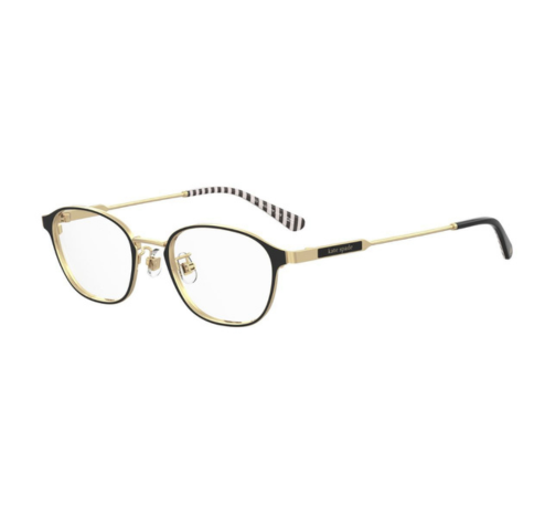 ［ kate spade new york ］レディース 伊達メガネ MCCOY/FJ 47サイズ ブラック チタンフレーム