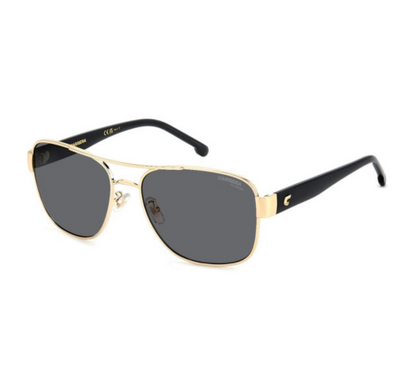 ［ CARRERA ］レディース サングラス GOLD BLACK フレーム グレーレンズ 3042/S-58-RHL M9