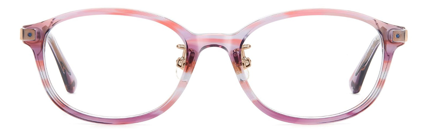 ［ kate spade new york ］レディース 伊達メガネ KS IRIE/FJ 50サイズ ピンク ホーン