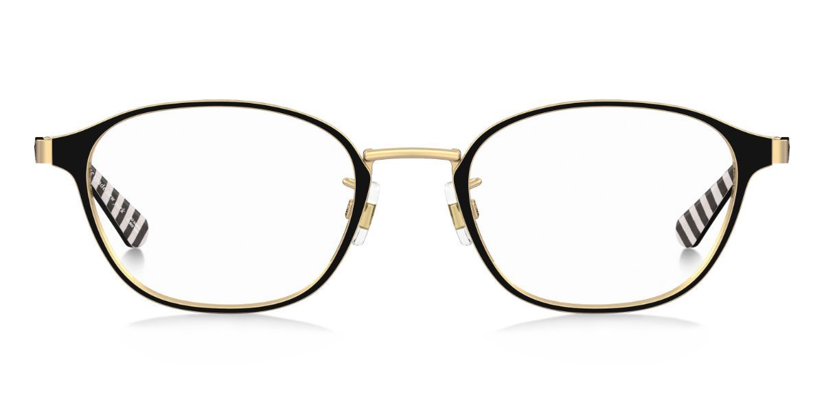 ［ kate spade new york ］レディース 伊達メガネ MCCOY/FJ 47サイズ ブラック チタンフレーム