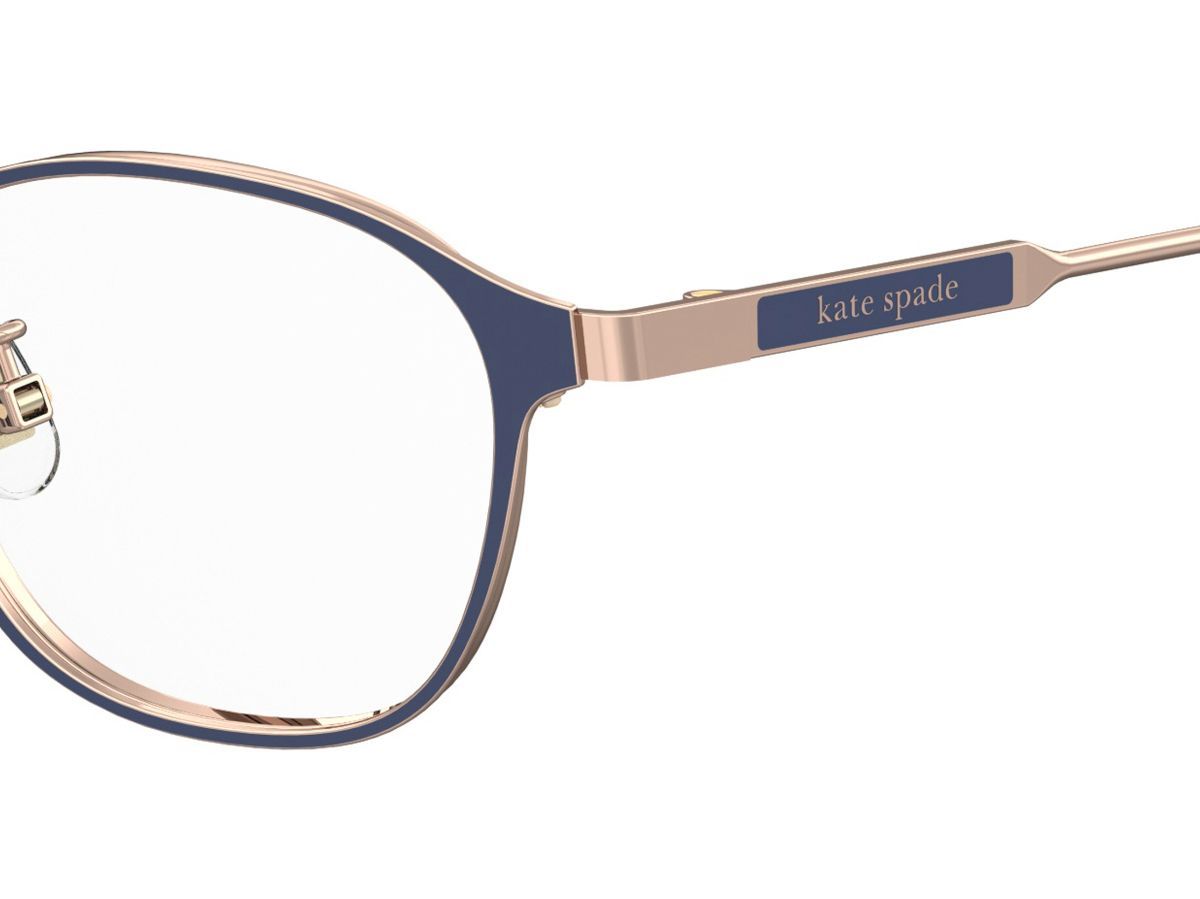 ［ kate spade new york ］レディース 伊達メガネ MCCOY/FJ 47サイズ ブルー チタンフレーム