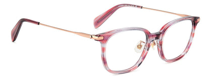 ［ kate spade new york ］レディース 伊達メガネ JUNIPER/F 50サイズ ピンク ホーン