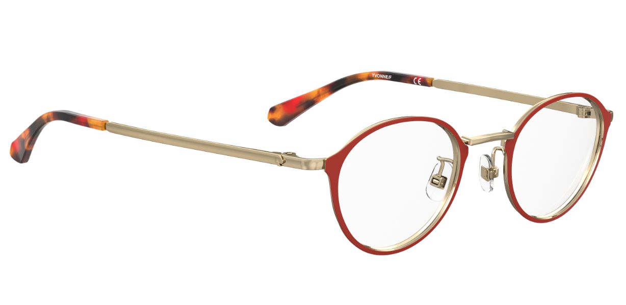 ［ kate spade new york ］レディース 伊達メガネ YVONNE/F 45サイズ レッド