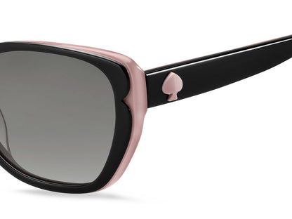 ［ kate spade new york ］レディース サングラス AUGUSTA/G/S 3H2 WJ 54サイズ ブラックピンク
