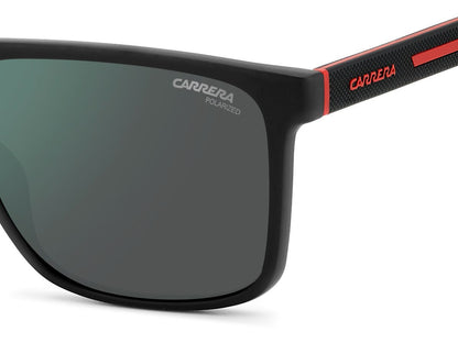 ［ CARRERA ］サングラス ブラックレッド フレーム グリーングレー ポリアミド 8064/S-57-OIT Q3